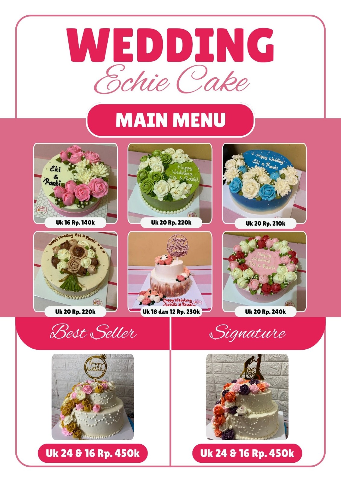 Bento Cake Minimalis