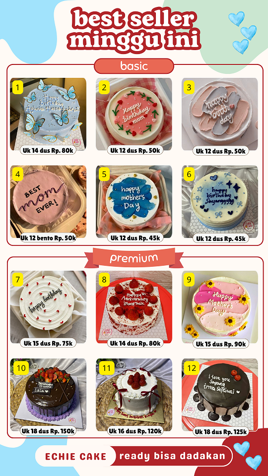 Model Cake Echie Cake