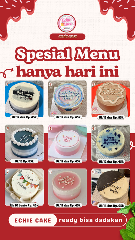 Model Cake Echie Cake