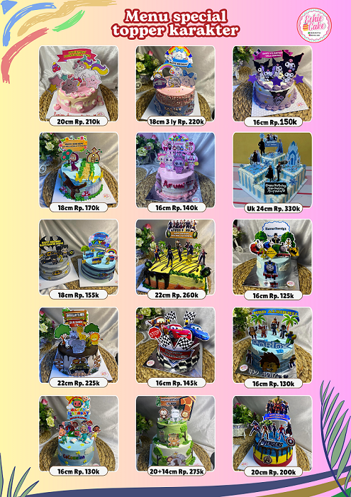 Model Cake Echie Cake